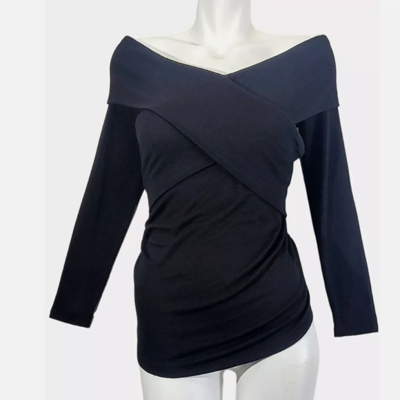 NEW Isabel maternity black top criss cross XL target - Picture 9 of 9
